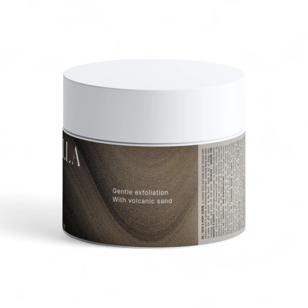 Tuaylla Icelandic Volcano Face and Body Scrub with volcanic sand