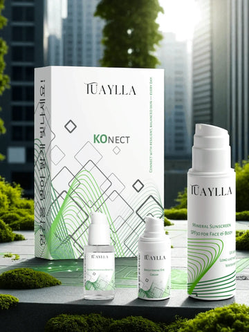 Tuaylla Konect Daily Defense and Balance Skincare Set