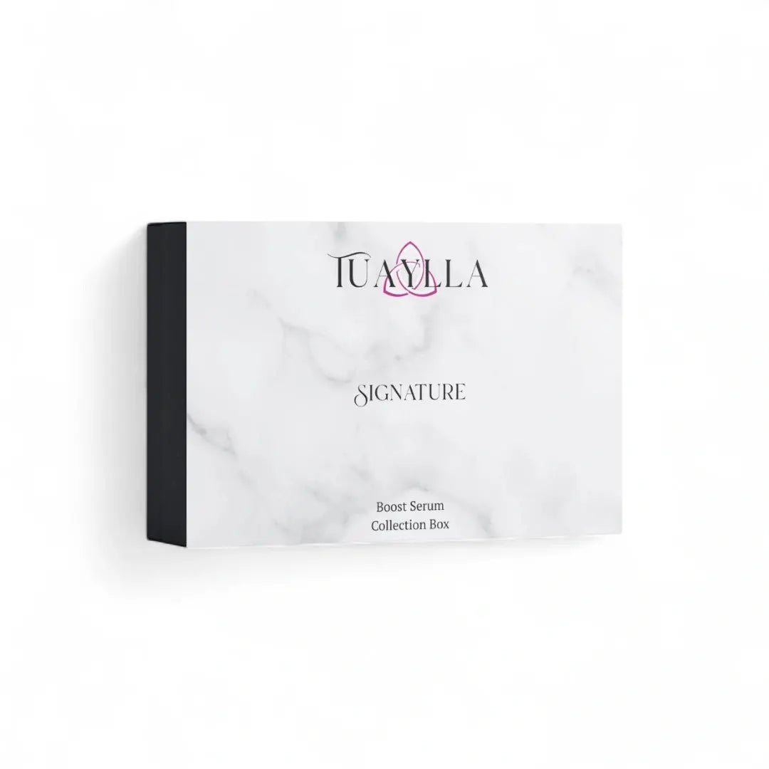 Tuaylla Signature Boost Serum Collection Set with three targeted serums