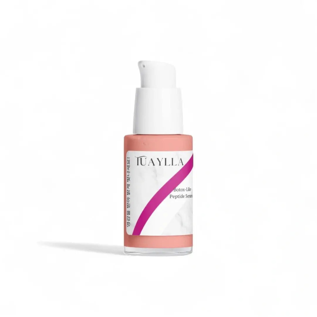 Tuaylla Signature Botox-Like Peptide Serum bottle for firming skin