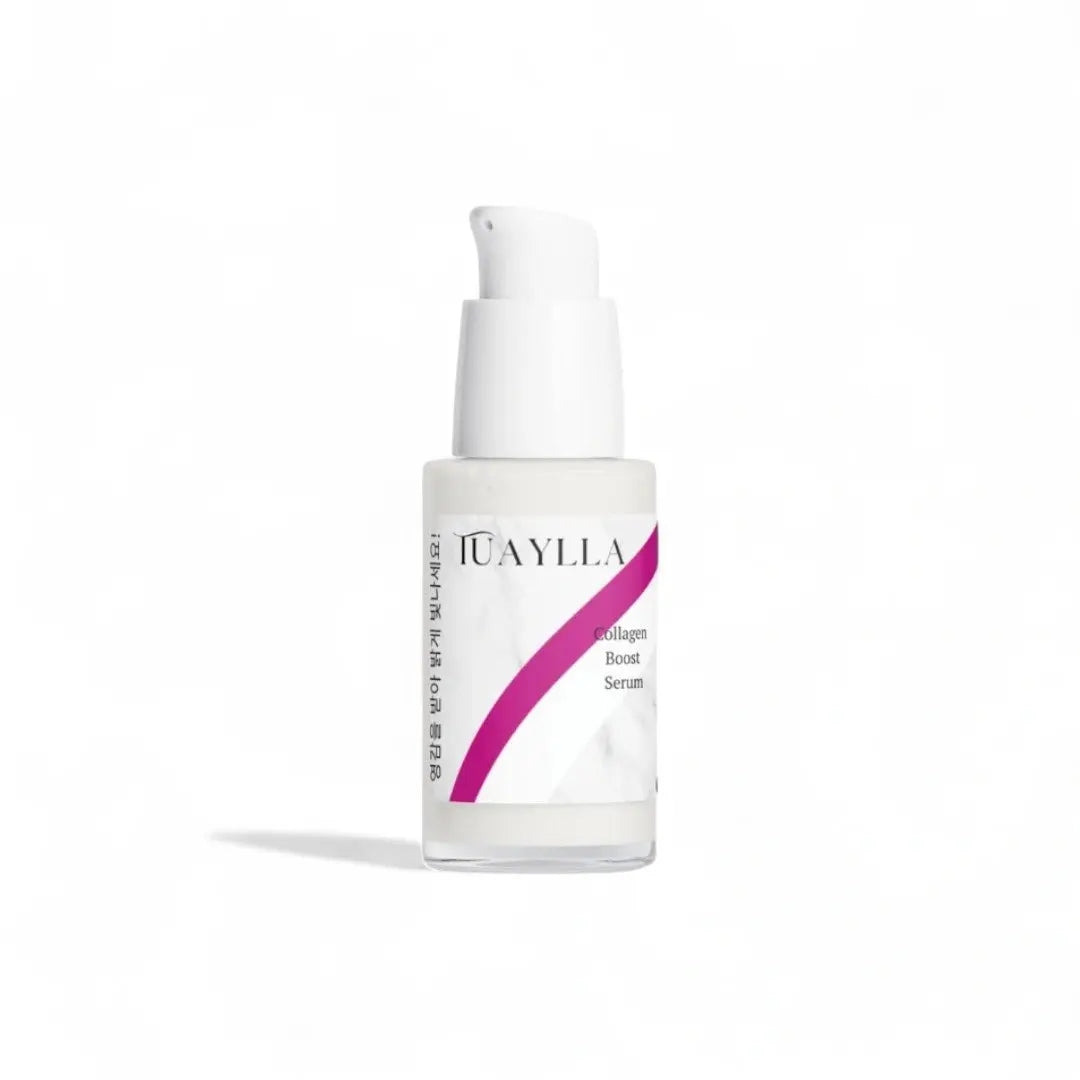 Tuaylla Signature Collagen Boost Serum bottle with collagen peptides
