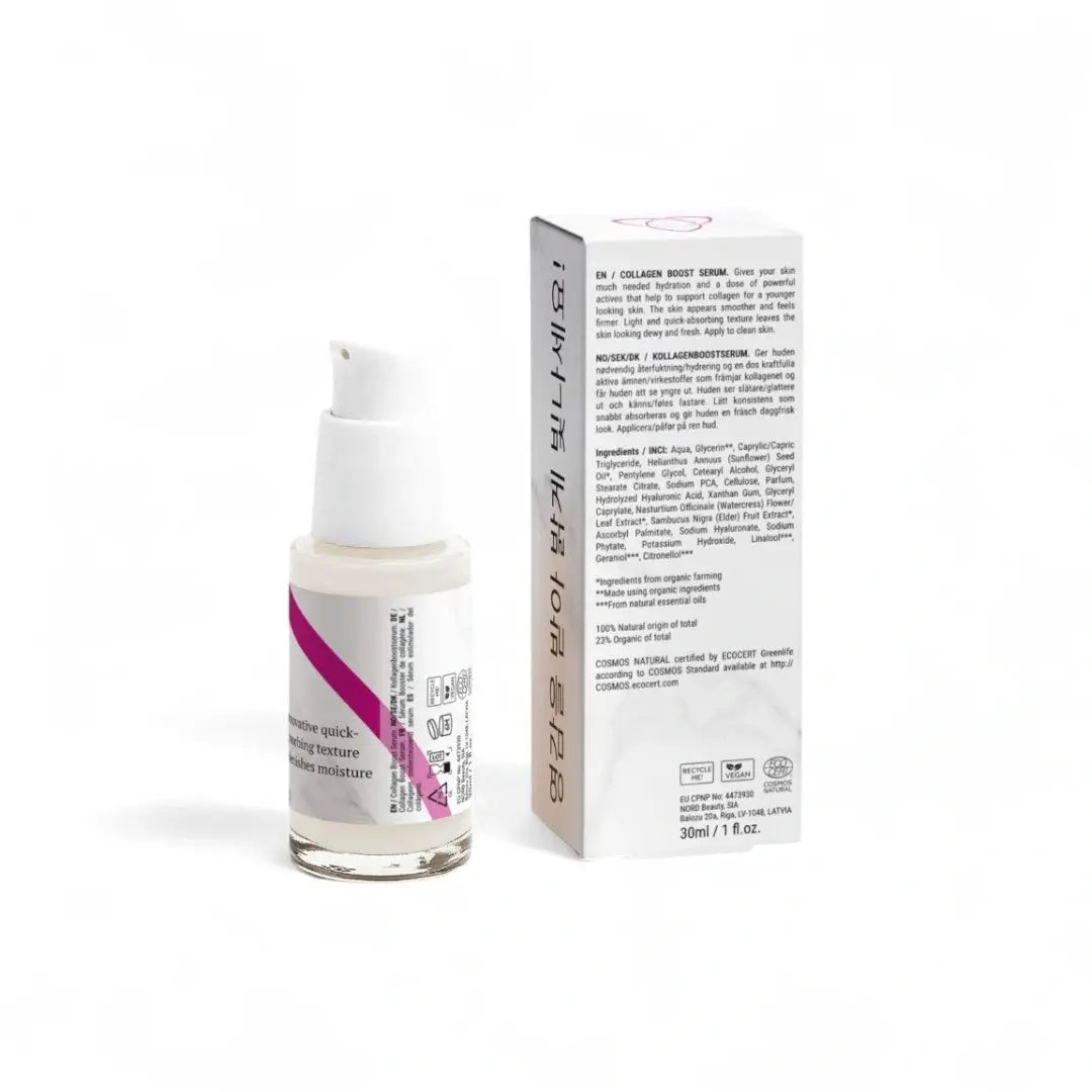 Tuaylla Signature Collagen Boost Serum bottle with collagen peptides