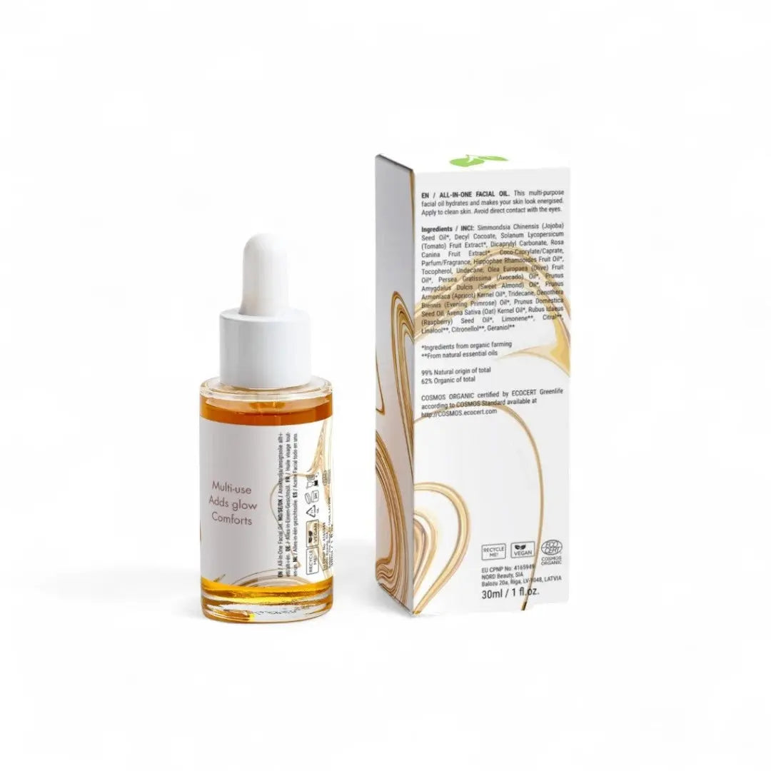 Tuaylla Aurea All-In-One Facial Oil bottle with natural botanical blend